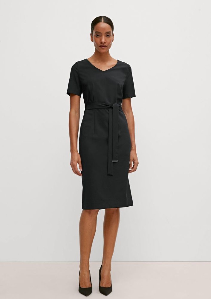 Clothing Comma | Sheath Dress Made Of Tricotine Fabric