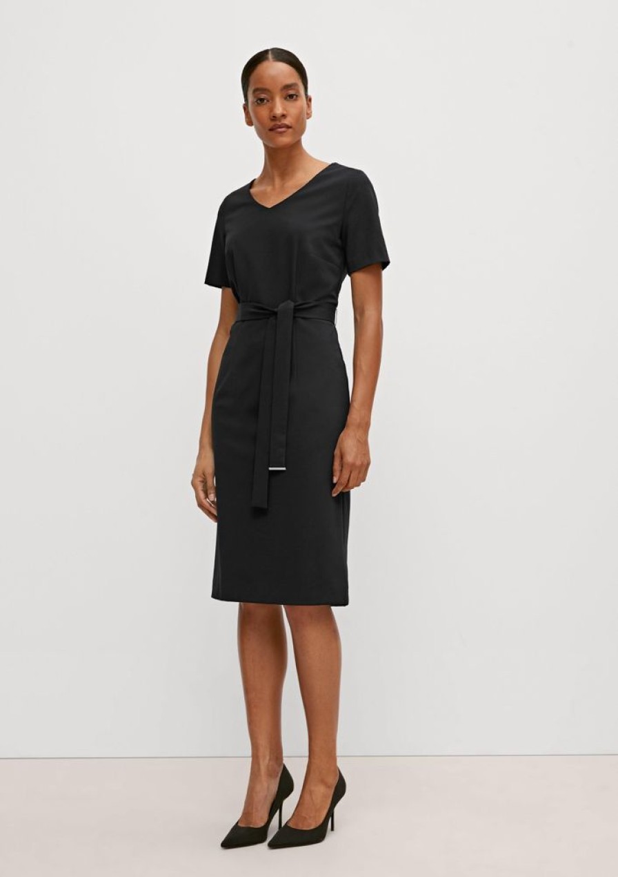 Clothing Comma | Sheath Dress Made Of Tricotine Fabric