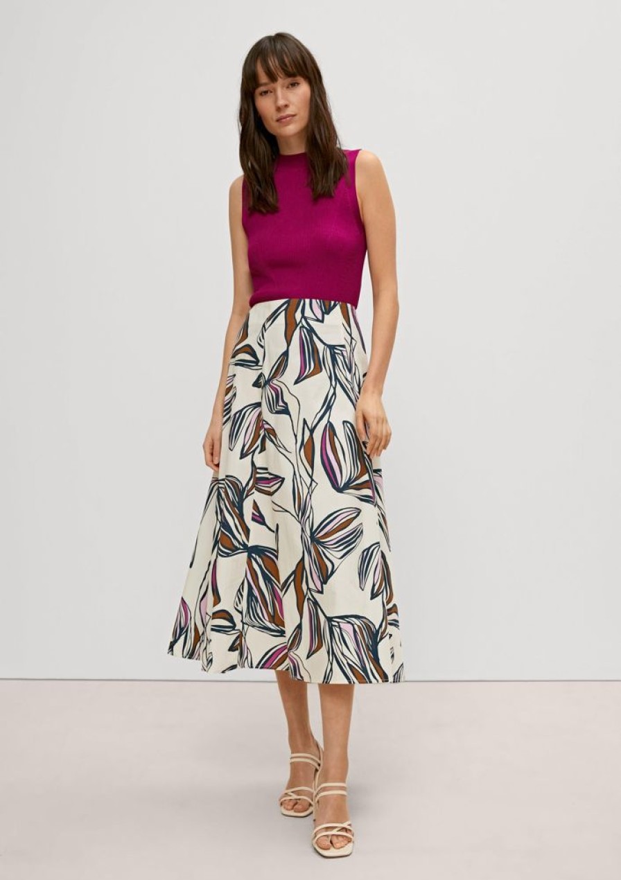 Clothing Comma | Skirt With An All-Over Pattern