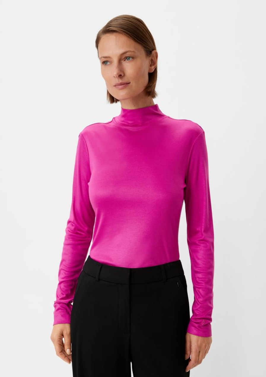 Clothing Comma | Turtleneck Made Of Pure Viscose