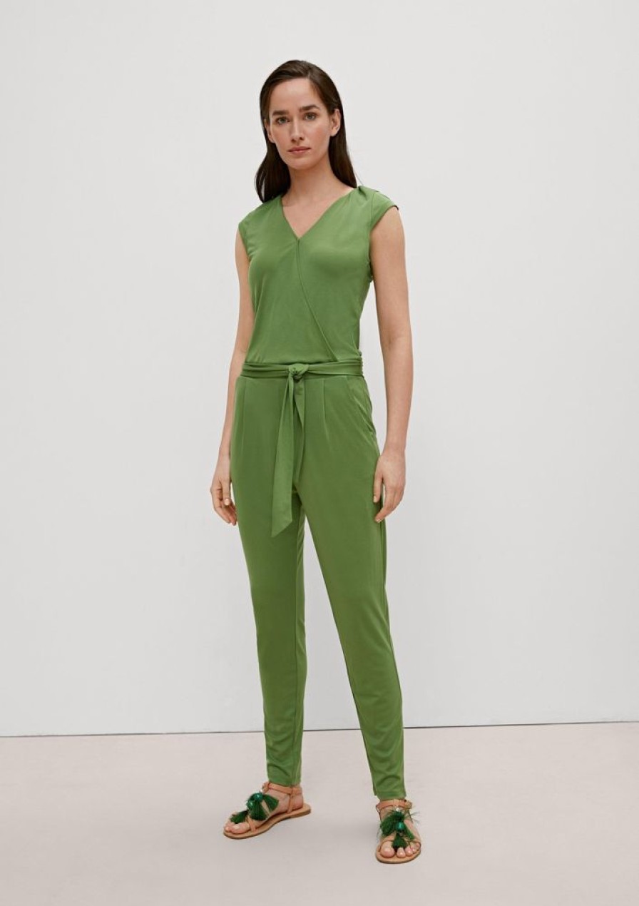 Clothing Comma | Jumpsuit In A Wrap-Over Look