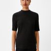 Clothing Comma | Viscose Blend Jacquard T-Shirt