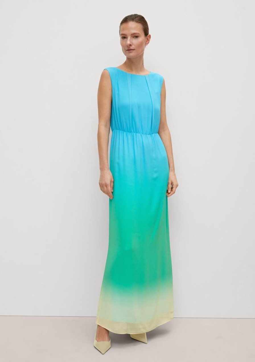 Clothing Comma | Chiffon Dress With Colour Graduation