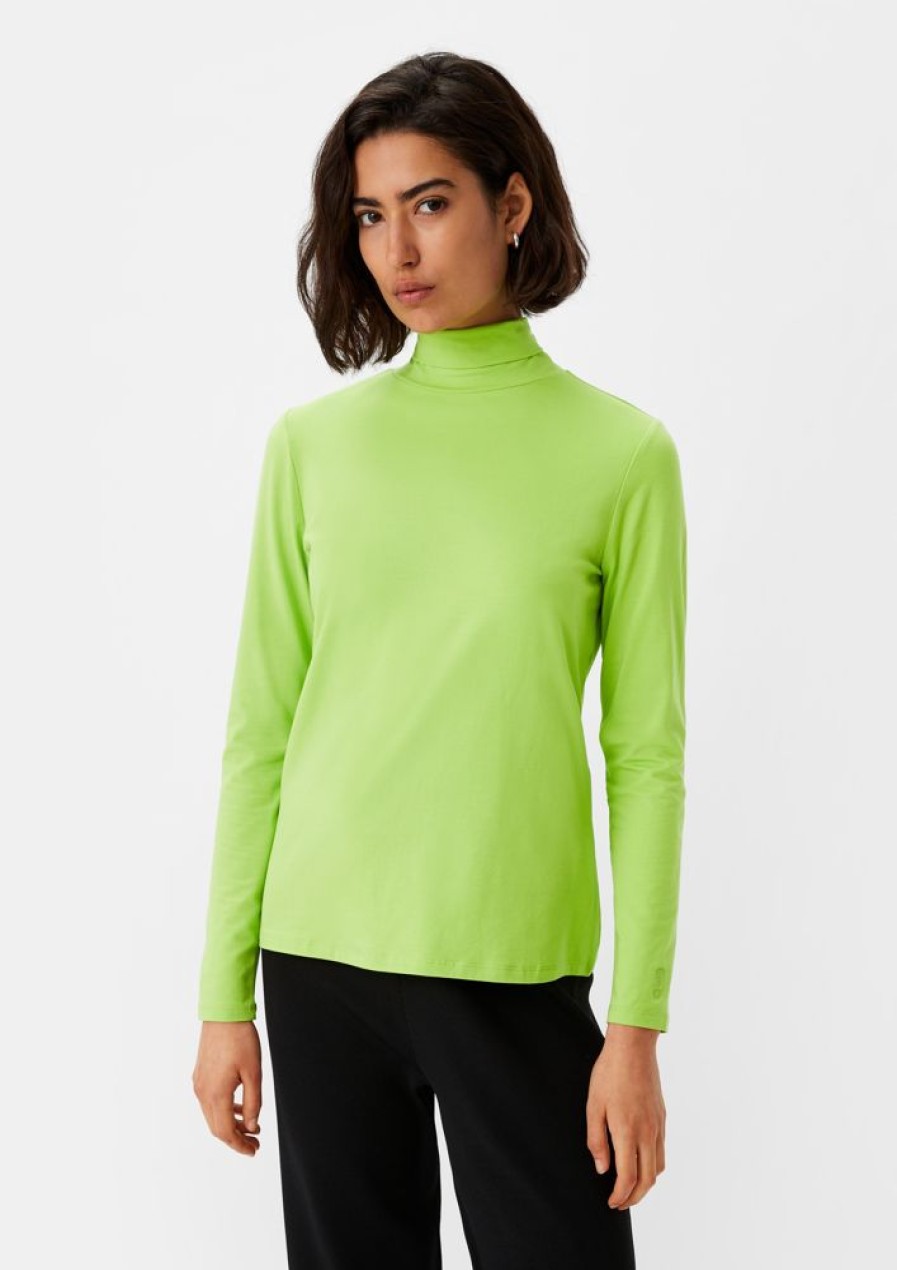 Clothing Comma | Knit Jersey Polo Neck Jumper