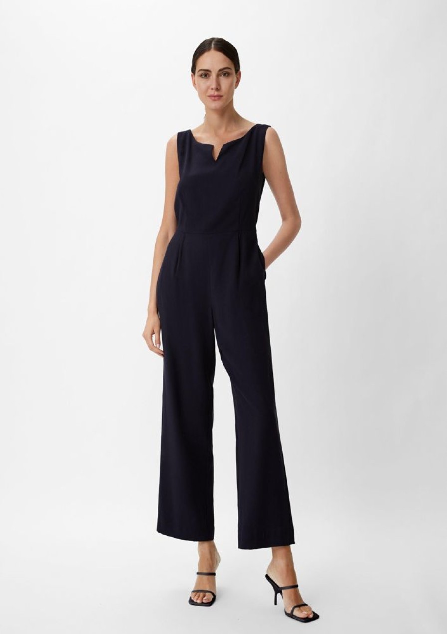 Clothing Comma | Elegant Jumpsuit With A Pique Texture