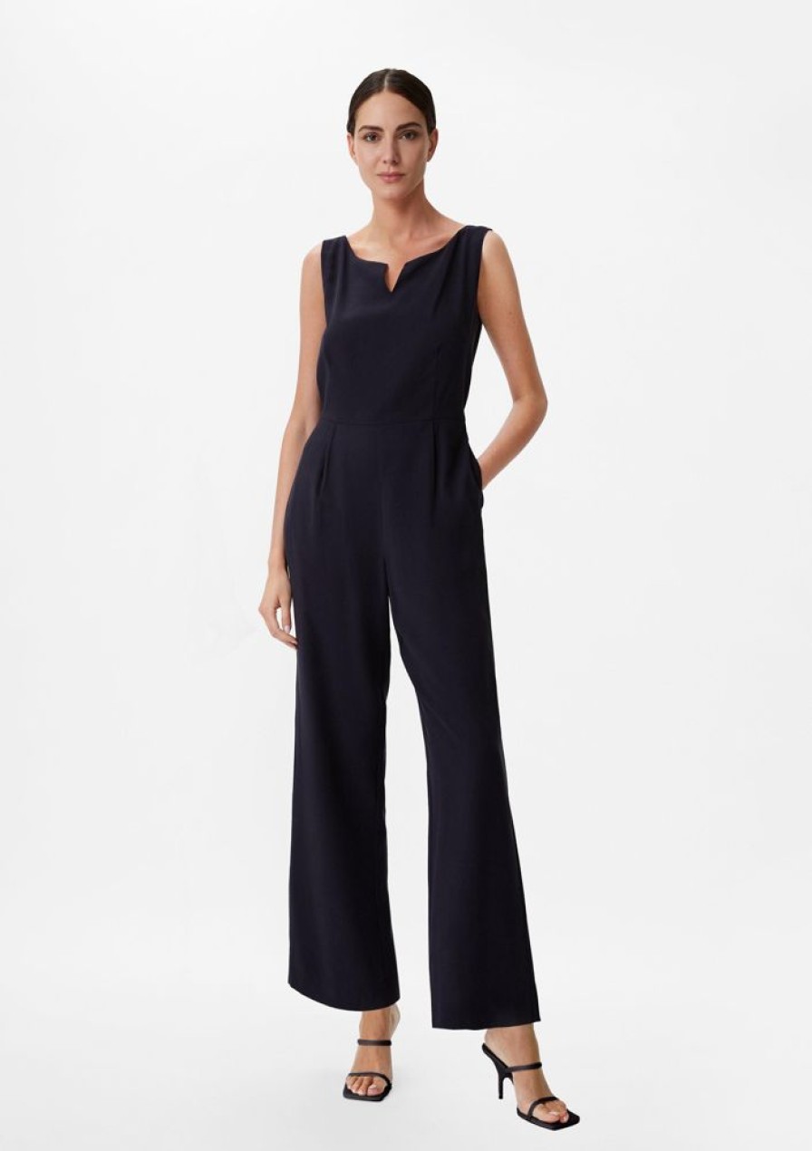 Clothing Comma | Elegant Jumpsuit With A Pique Texture