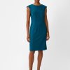 Clothing Comma | Twill Dress In A Viscose Blend