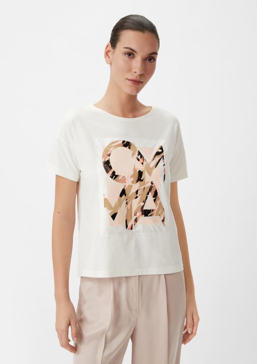 Clothing Comma | T-Shirt In A Modal Blend