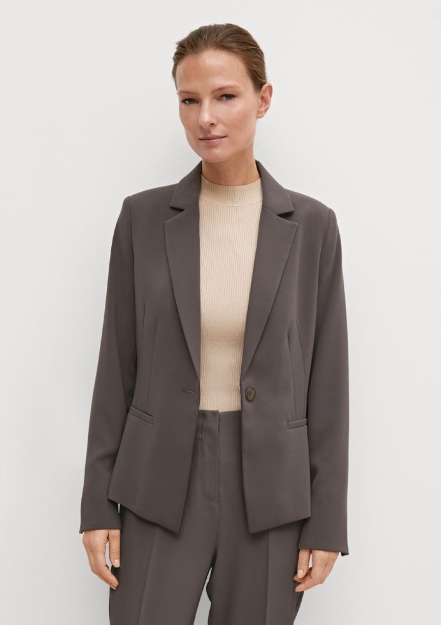 Clothing Comma | Blazer With A Crepe Texture