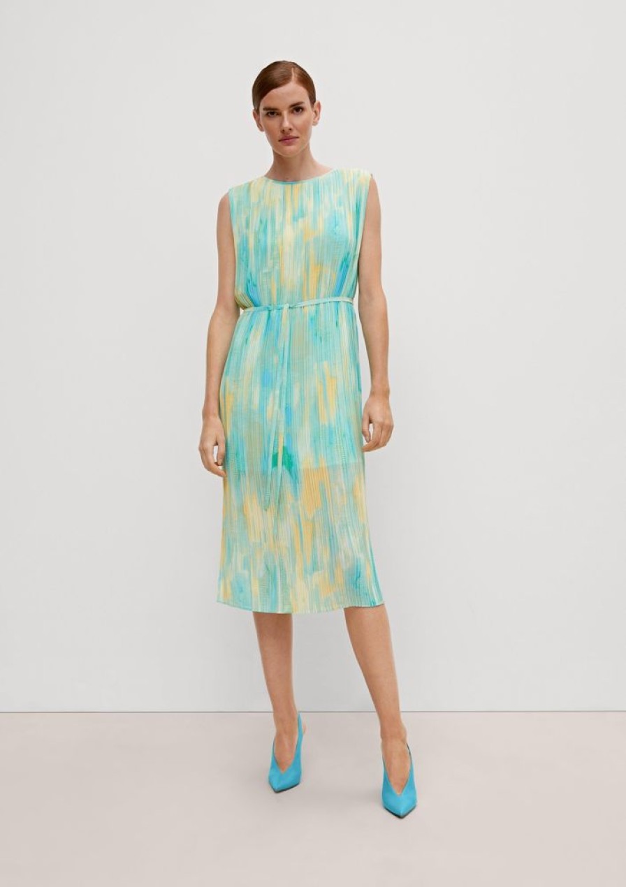 Clothing Comma | Maxi Dress With Pleats