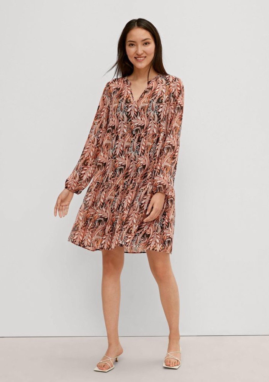 Clothing Comma | Chiffon Dress With Flounces