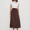 Clothing Comma | Midi Skirt With Layering