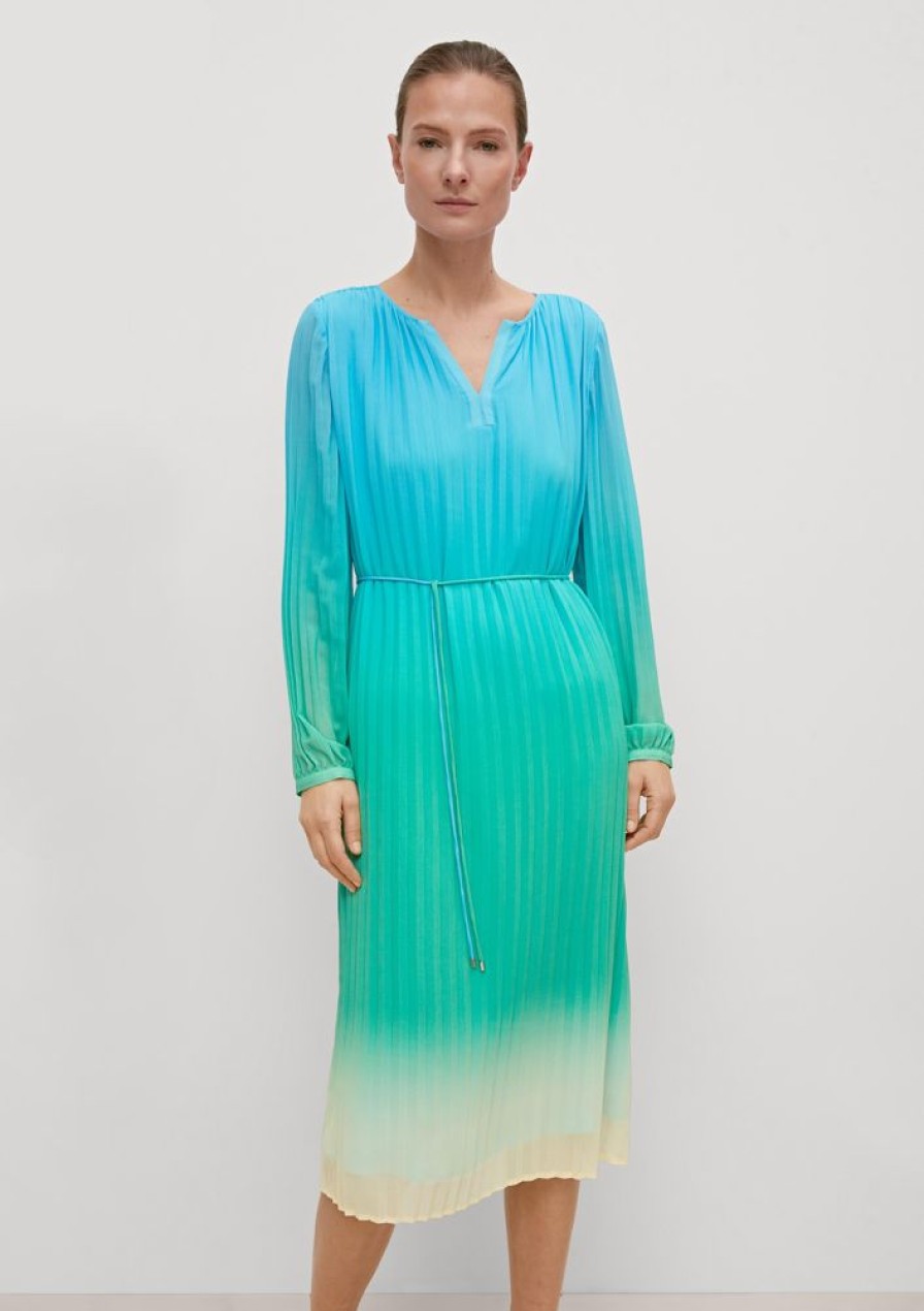 Clothing Comma | Chiffon Dress With Colour Graduation