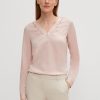 Clothing Comma | Blouse With Cut-Outs On The Collar