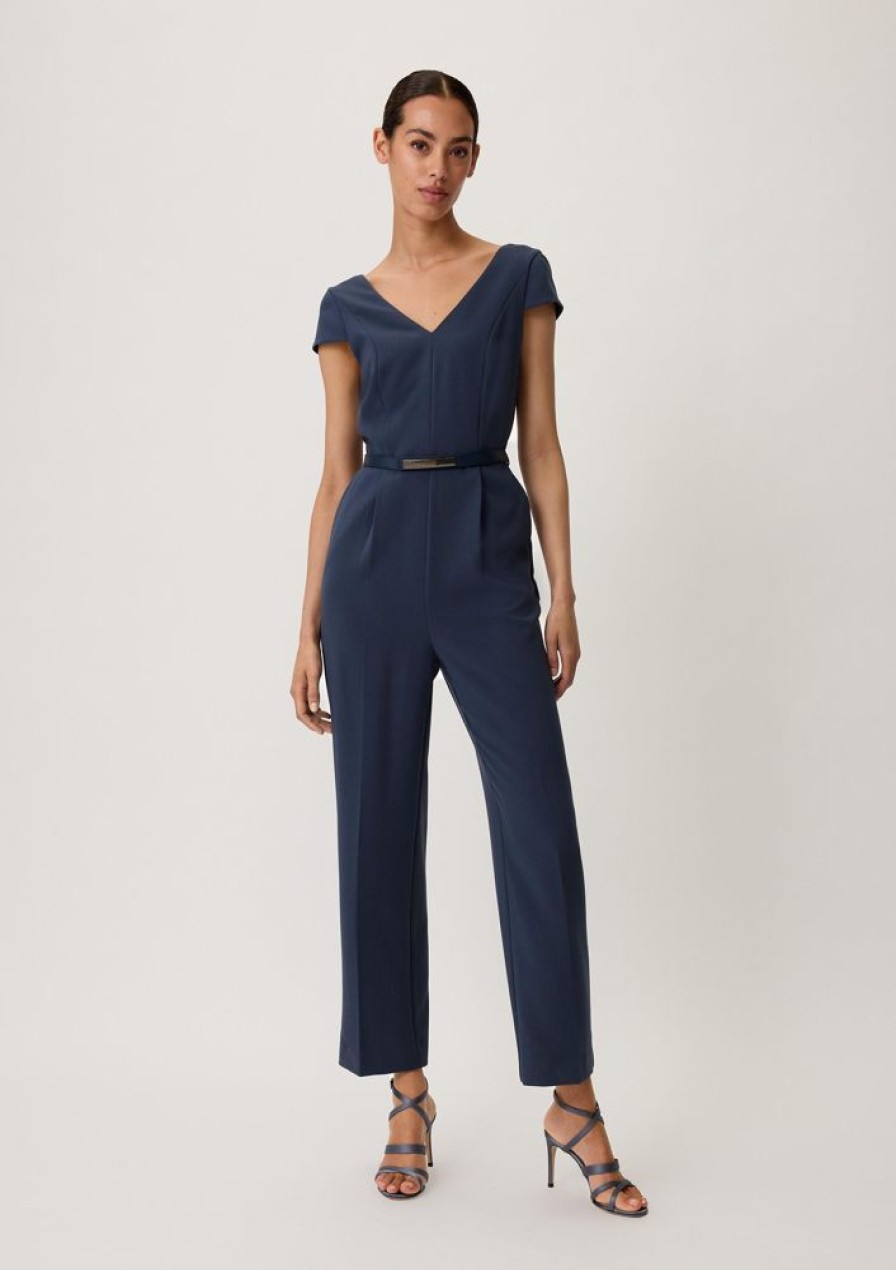 Clothing Comma | Blended Viscose Jumpsuit