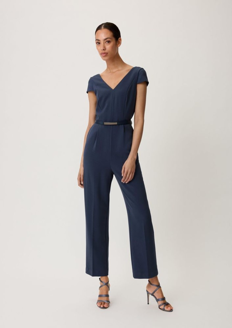 Clothing Comma | Blended Viscose Jumpsuit