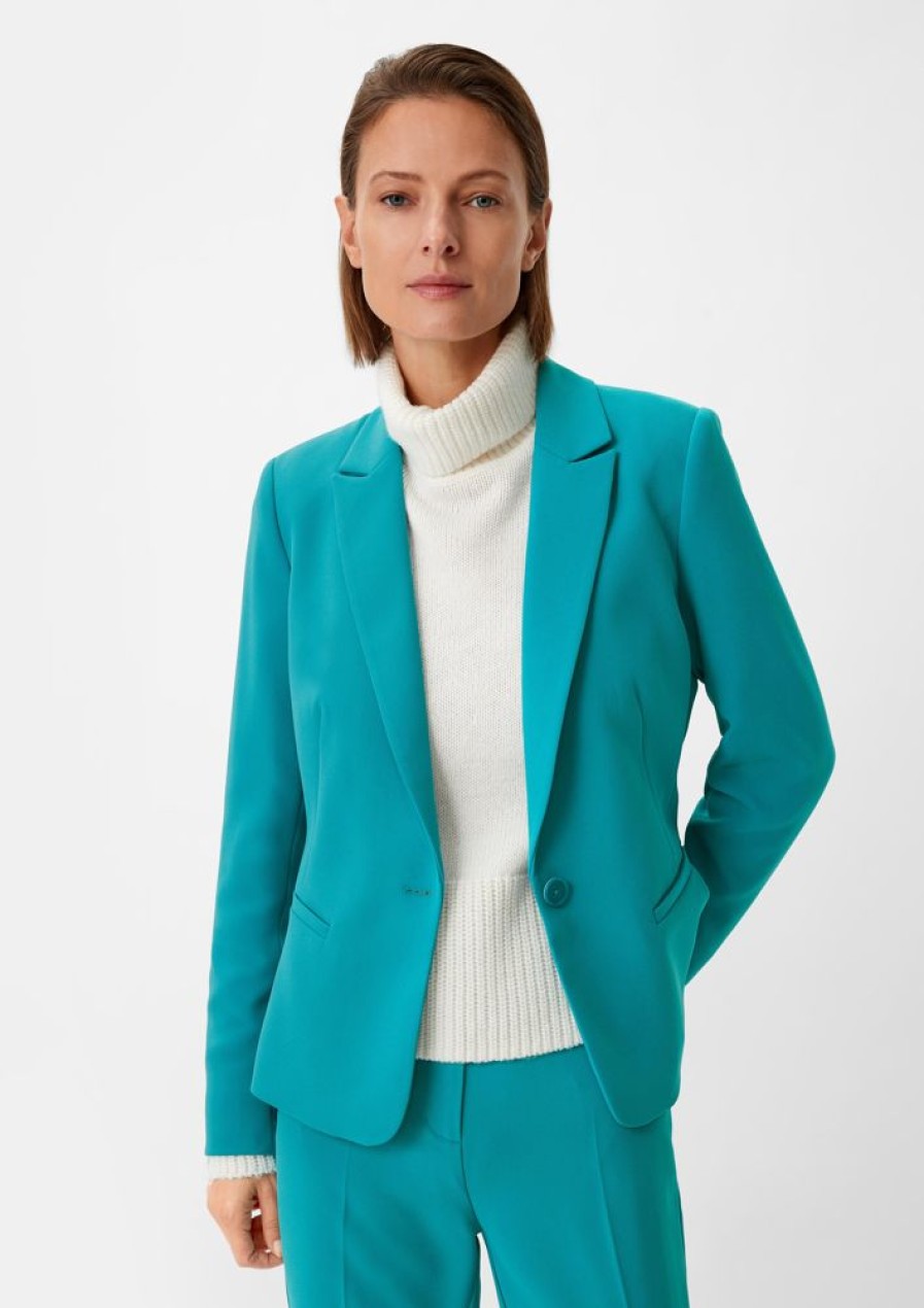 Clothing Comma | Blazer With A Crepe Texture