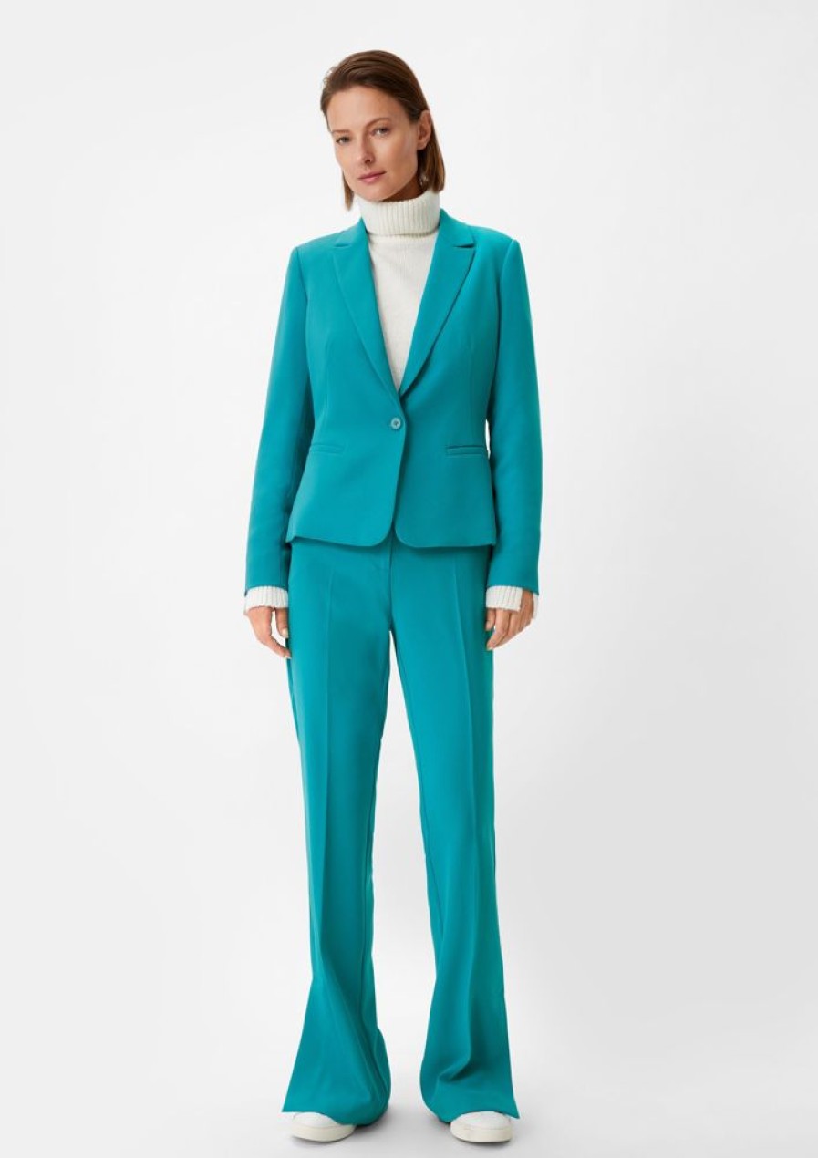 Clothing Comma | Blazer With A Crepe Texture